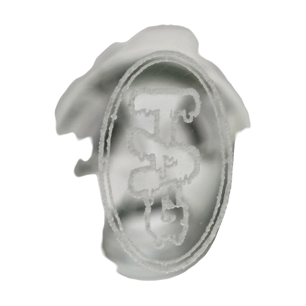 TAG 24" Beaker Bong 50x9MM Top View showing Thick Glass and Downstem