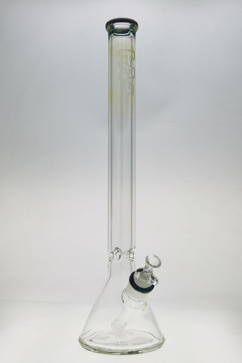 Thick Ass Glass 24" Beaker Bong, 9MM Heavy Wall, Clear Borosilicate - Front View
