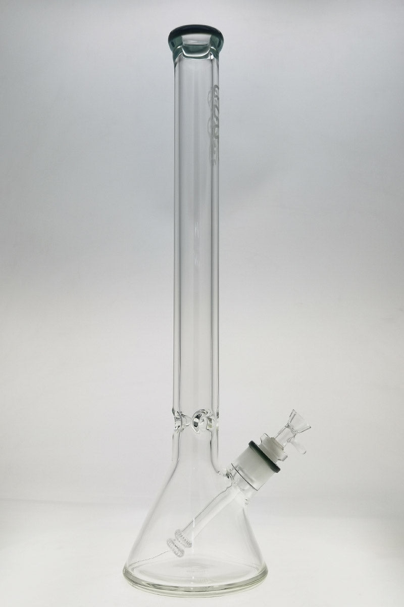 Thick Ass Glass 24" Beaker Bong, 9MM Heavy Wall, 28/18MM Downstem - Front View