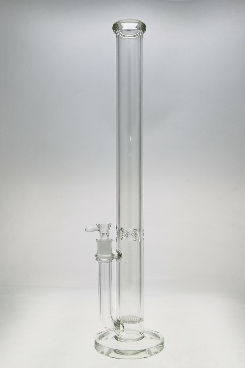 Clear TAG 24" Honeycomb Percolator Straight Tube Bong, 50x7MM, 18MM Female Joint