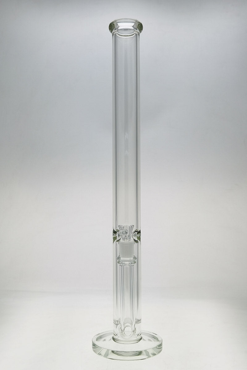 TAG 24" Single Honeycomb Straight Tube Bong, 50x7MM with 18MM Female Joint, Front View