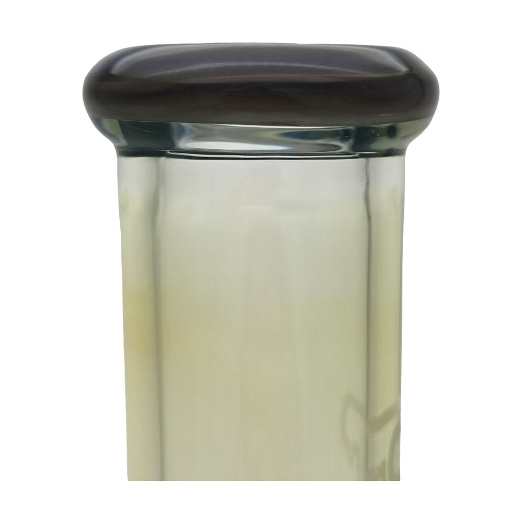 Close-up of TAG 27" Bong with Octuple Honeycomb, Spinning Splash Guard, and 18MM Female Joint