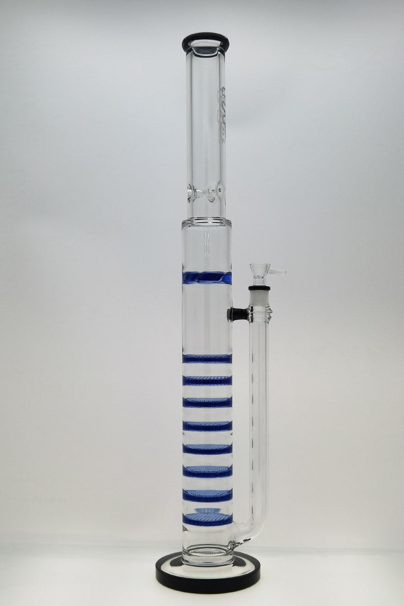 TAG 27" Bong with Octuple Honeycomb & Spinning Splash Guard, 50x7MM, Front View