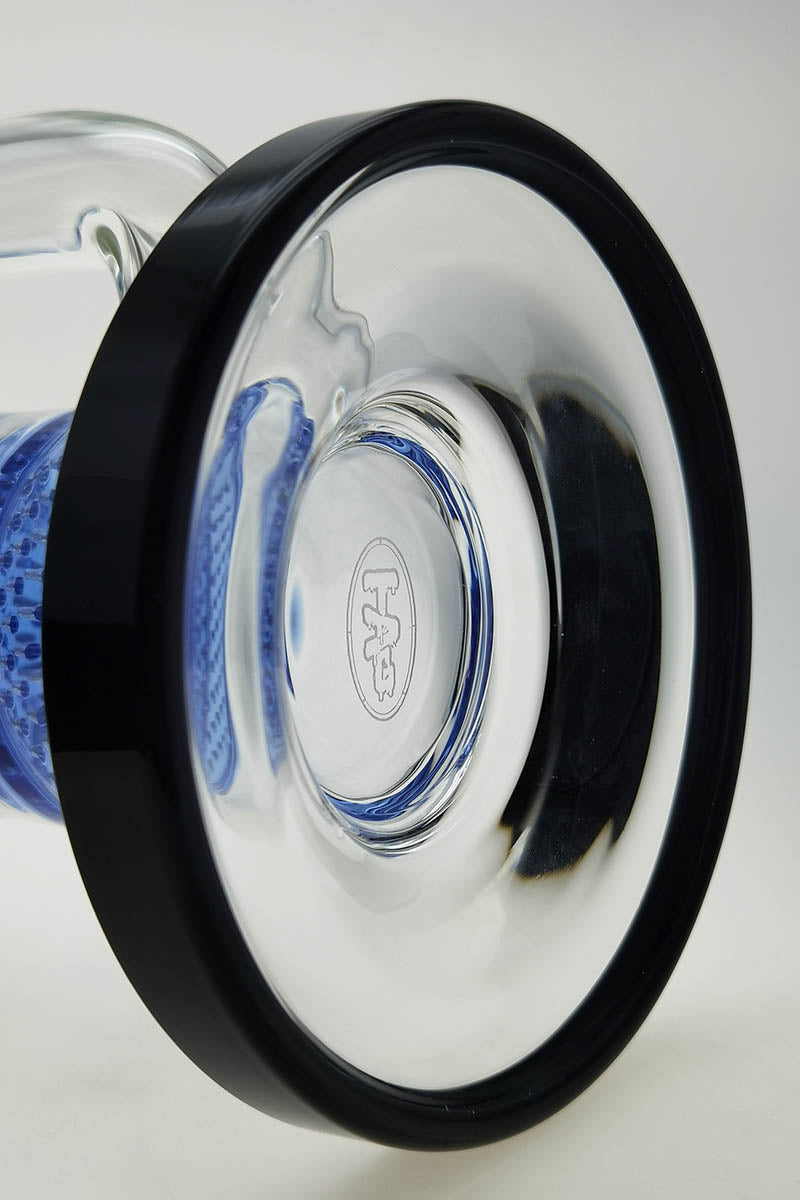Close-up side view of TAG 27" Bong with Octuple Honeycomb and Spinning Splash Guard