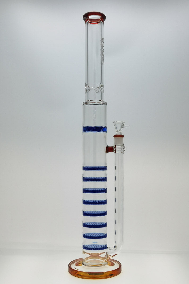 TAG 27" Bong with Octuple Honeycomb & Spinning Splash Guard, 50x7MM, 18MM Female Joint