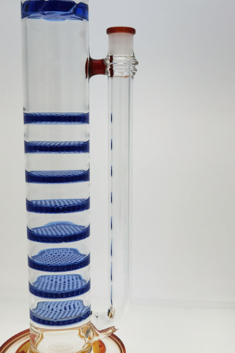 TAG 27" Bong with Octuple Honeycomb & Spinning Splash Guard, 18MM Female Joint