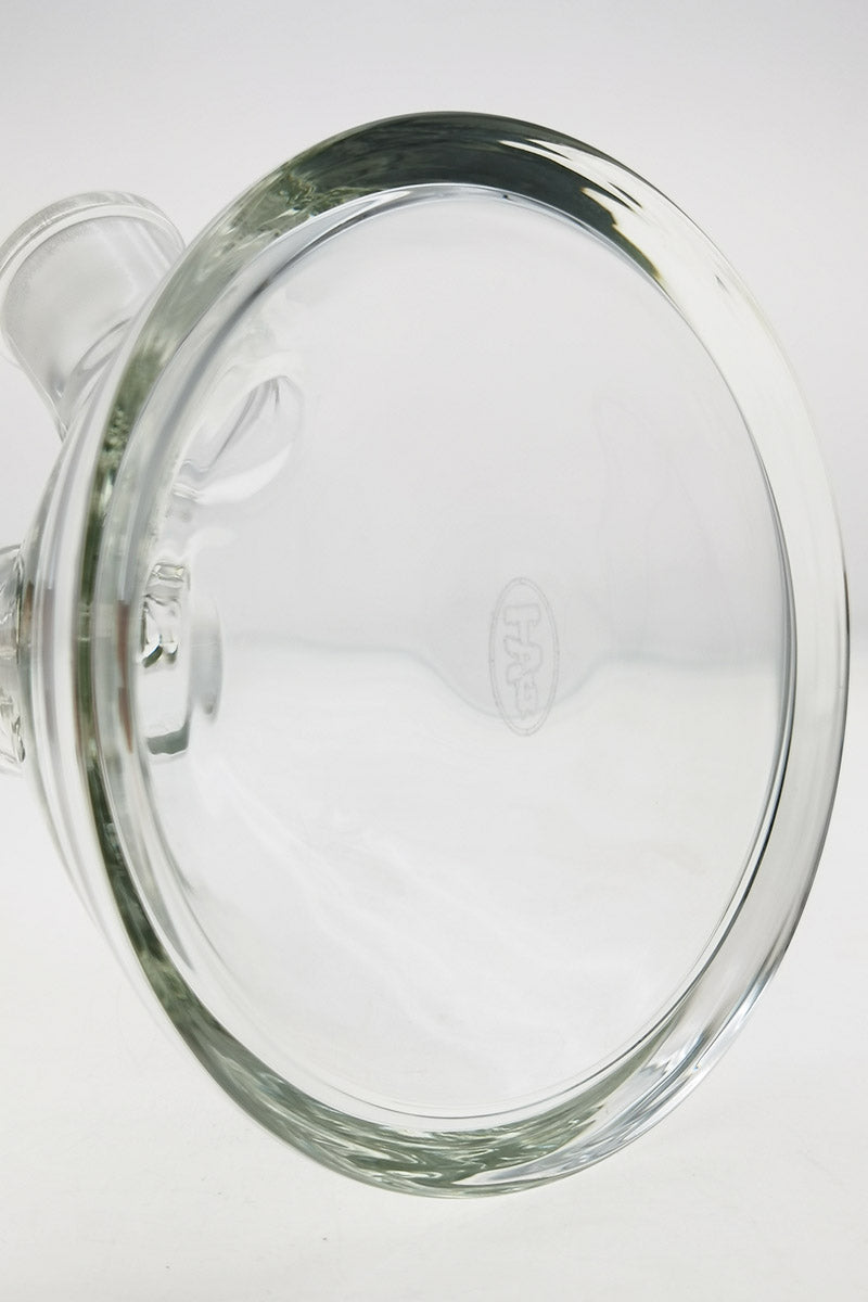 TAG 30" Rasta Beaker Bong 50x9MM Top View showcasing Heavy Wall Borosilicate Glass
