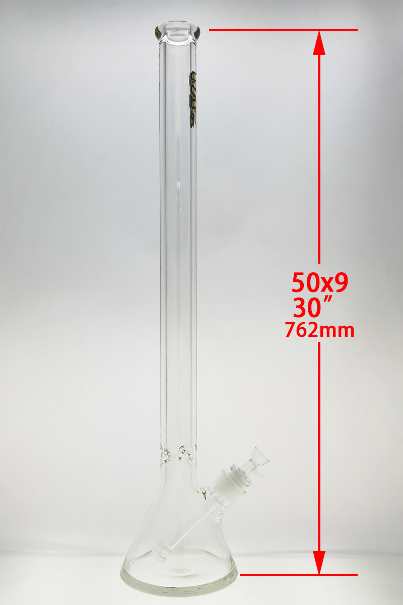 TAG 30" Rasta Beaker Bong with Thick 9mm Glass - Front View
