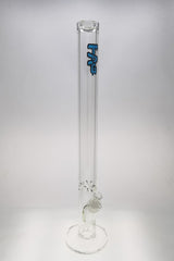 TAG 30" Straight Tube Bong with 28/18MM Downstem, 7MM Thickness, Front View on White