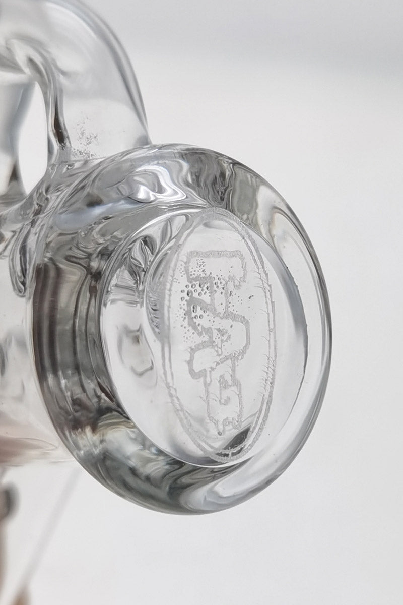 Close-up of TAG 3.25" Pocket Rig with Fixed Showerhead Percolator and 10MM Male Joint