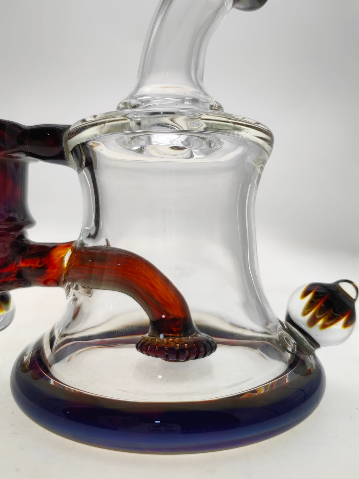 TAG 5" UFO Banger Hanger Dab Rig with Super Slit Showerhead Percolator, 14MM Female Joint