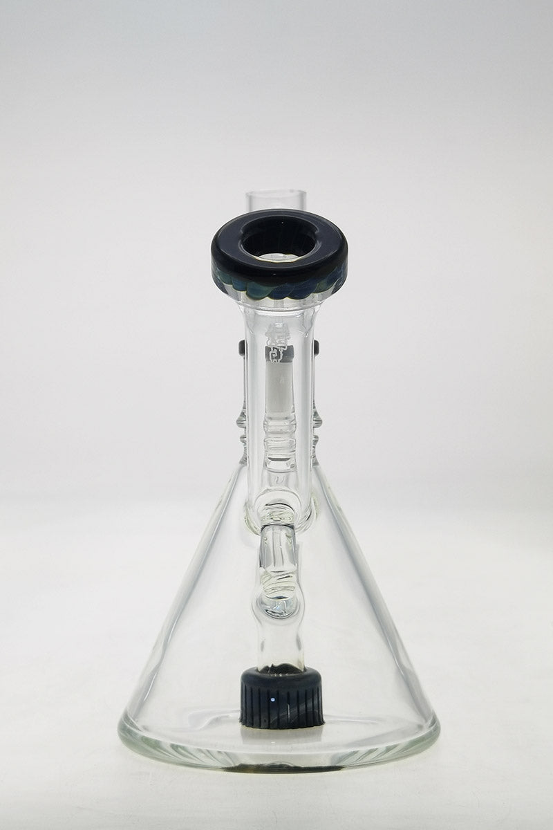TAG 6" Showerhead Puck Pyramid Dab Rig with Quartz Banger - Front View