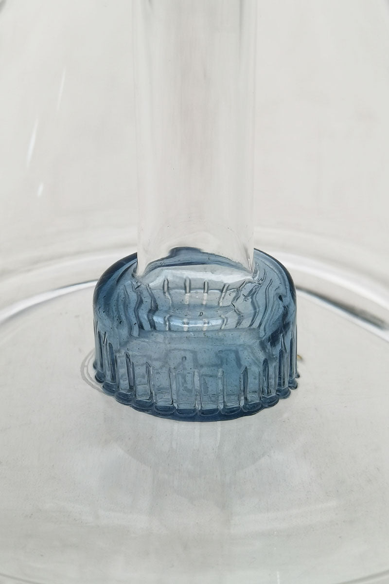 TAG 6" Fixed Showerhead Puck Pyramid Dab Rig with 14MM Male Joint - Close-up View