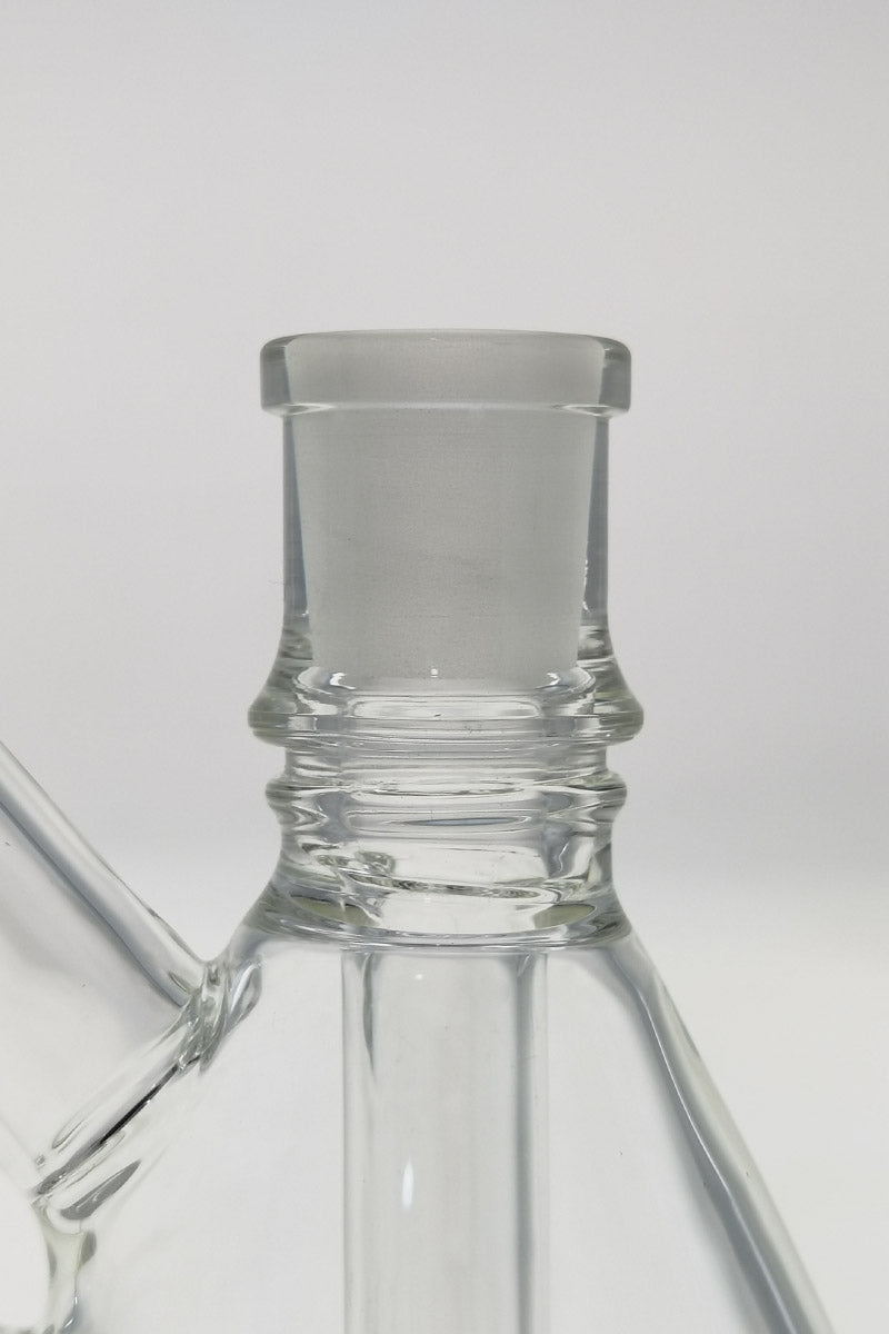 TAG 6" Fixed Showerhead Puck Pyramid Rig with 14MM Male Joint Close-Up