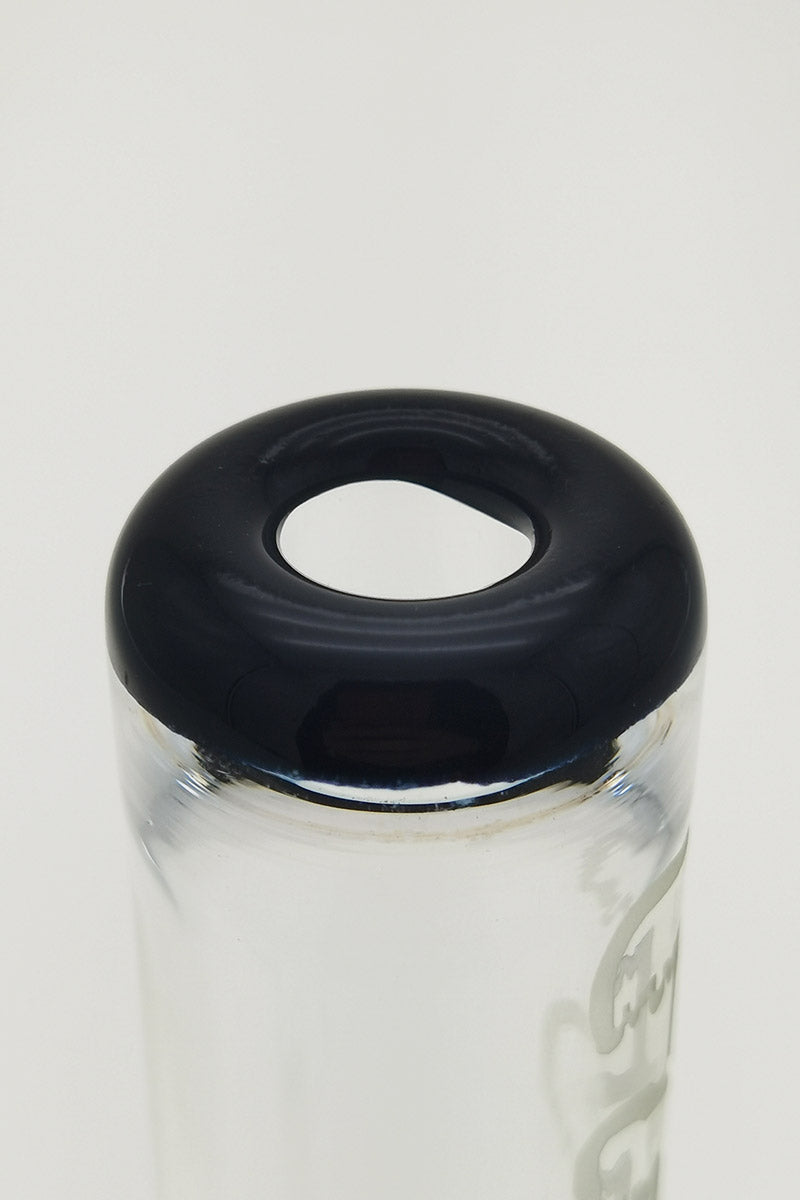 TAG 7" Beaker Top View with Fixed Showerhead Downstem and 10MM Female Joint