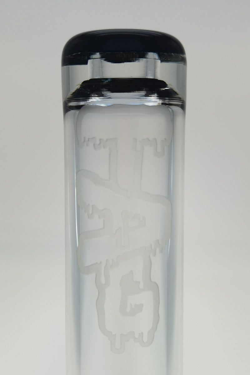 TAG 7" Beaker Dab Rig with Fixed Showerhead Downstem, 32x4MM, 10MM Female Joint, Close-up