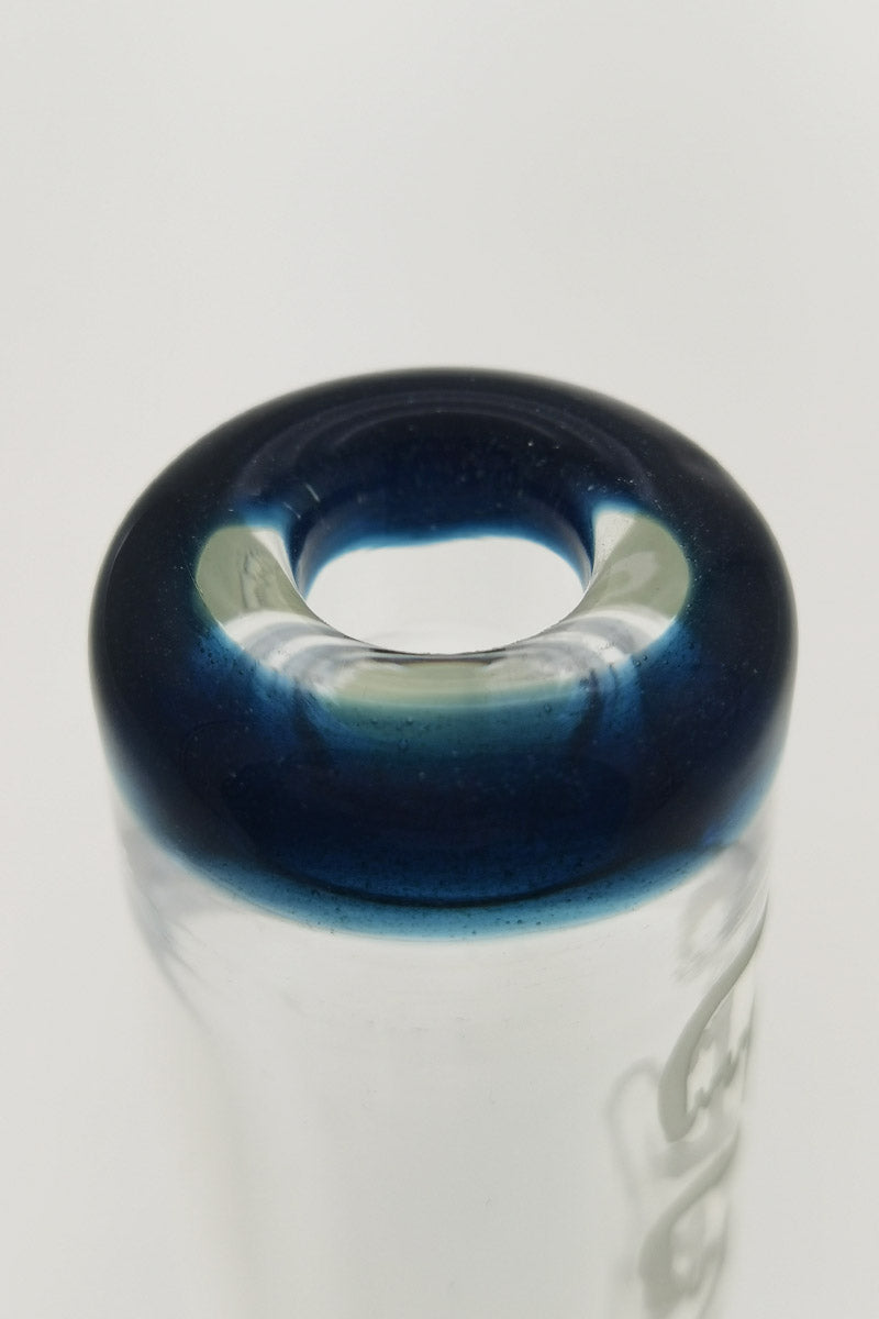 Close-up of TAG 7" Beaker's 10MM Female Joint with Fixed Showerhead Downstem