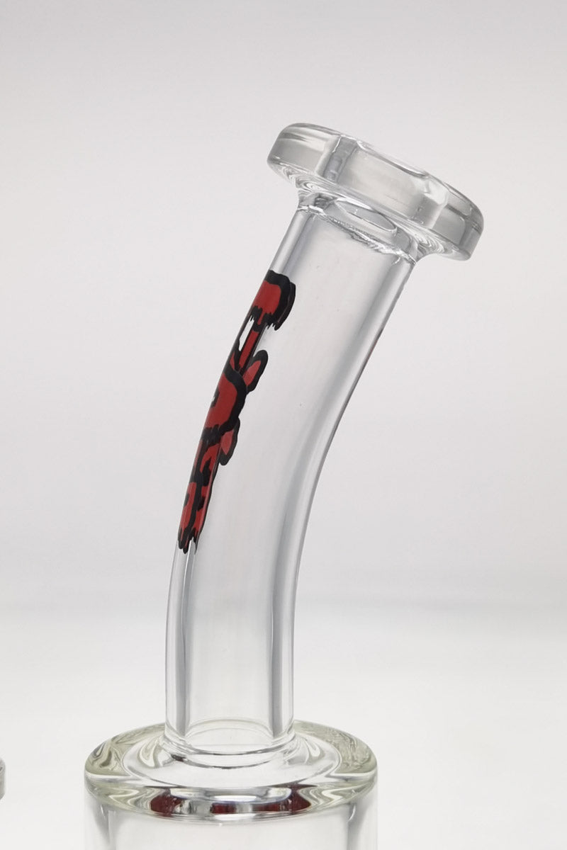 Thick Ass Glass 7" Quartz Bent Neck Rig, Showerhead Diffuser, 14mm Female Joint