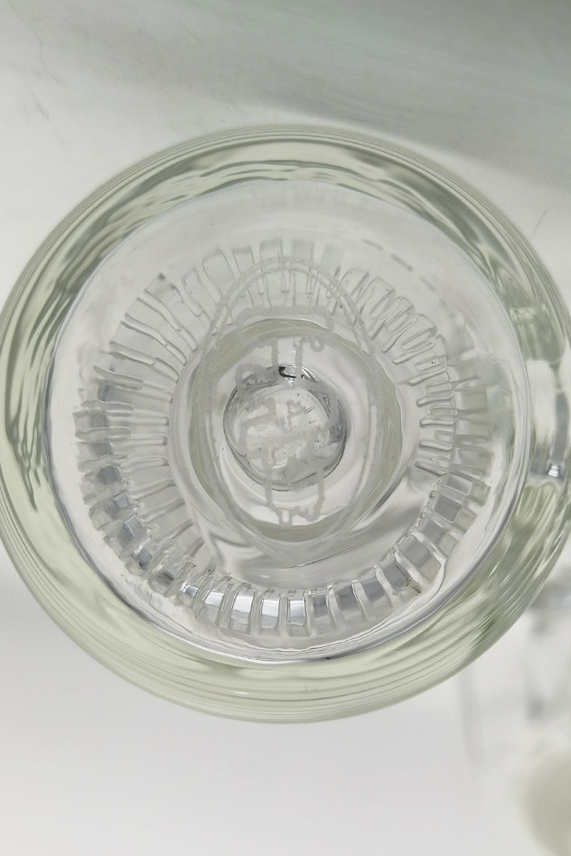 TAG 7.25" Super Slit UFO Ashcatcher with Recycling E.C., 18MM Male to Female, Top View