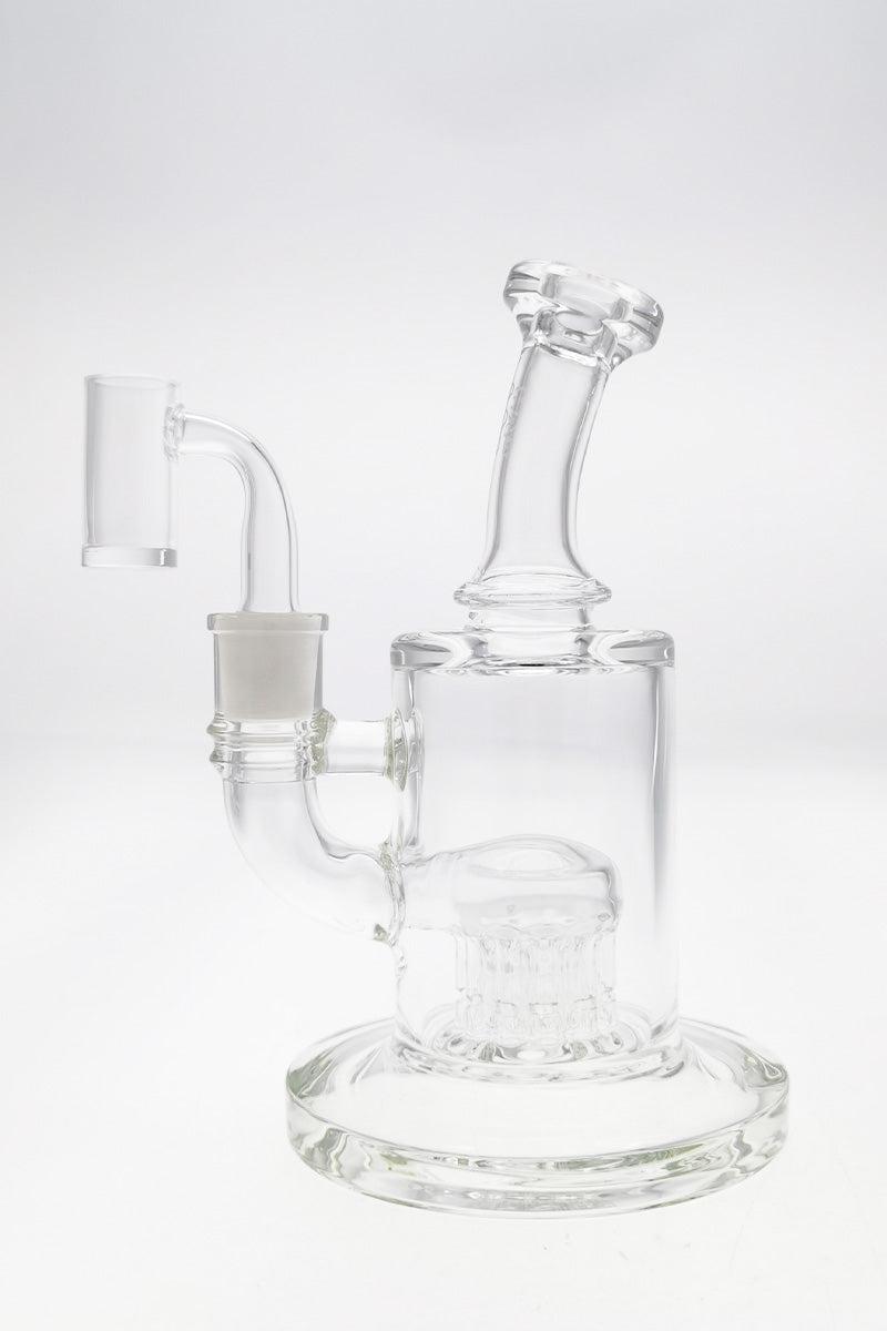 TAG 7.5" Bent Neck Bong with 12-Arm Tree Diffuser, 60x5MM Glass, 14MM Female Joint - Front View