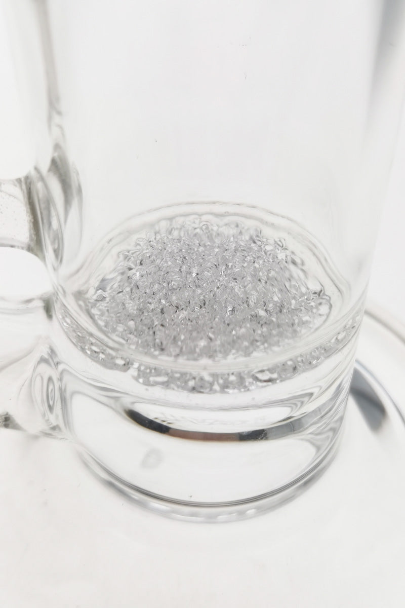 TAG 7.5" Bent Neck Dab Rig with Single Fritted Disc, 50x5MM, 14MM Female Joint Close-up