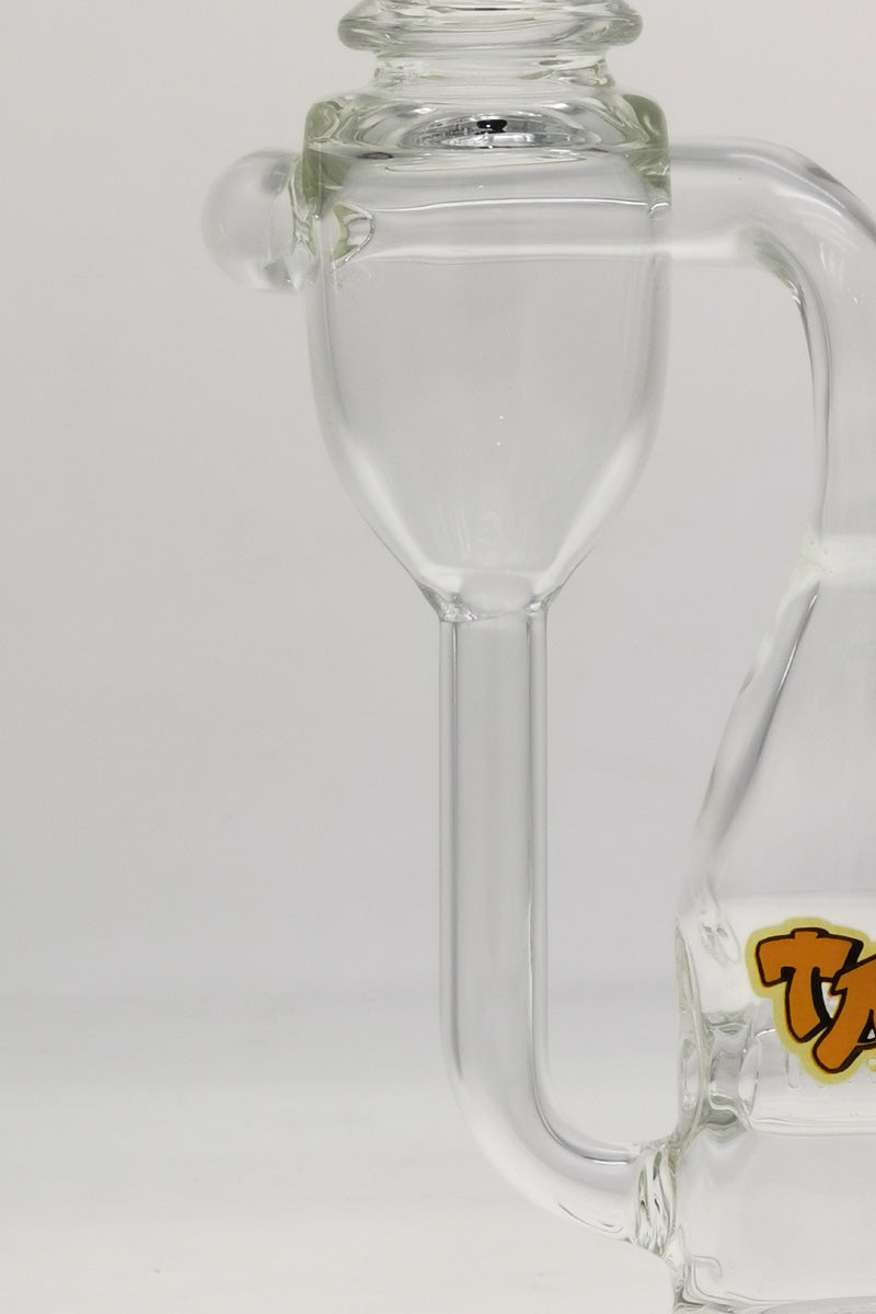 TAG 8" Recycler Dab Rig with Inline Diffuser and 14MM Female Joint, Side View