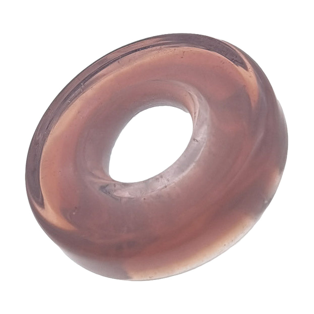 Close-up view of TAG 8" Recycler Dab Rig's 14MM Female joint with inline diffuser