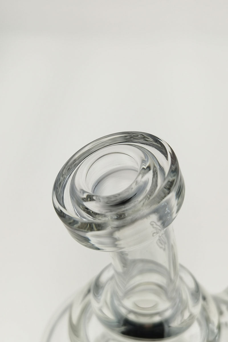 TAG 8" Bent Neck Dab Rig with Super Slit Puck Diffuser, 14MM Female Joint Close-Up