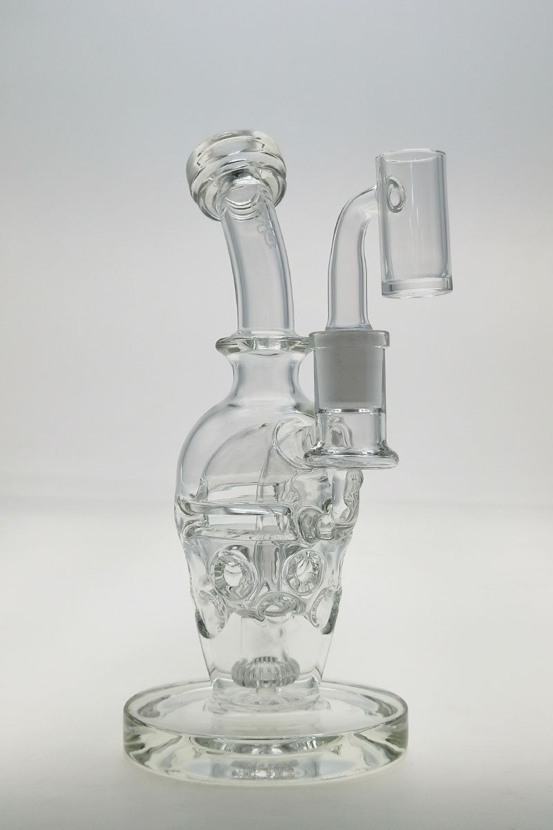 TAG 8" Super Slit Faberge Egg Bong with 14MM Female Joint - Front View