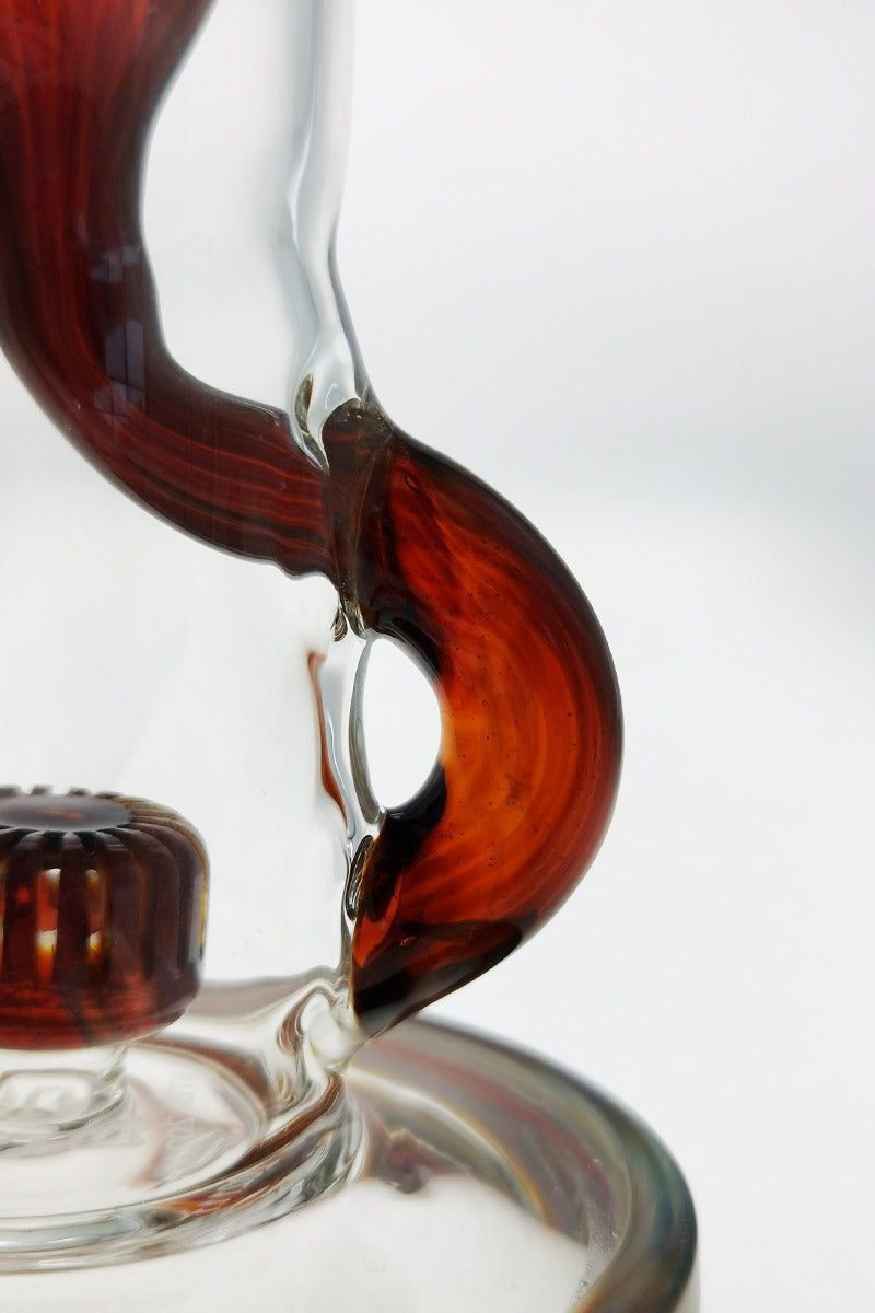 TAG 8" Super Slit Puck Klein Incycler with Showerhead Percolator Close-Up Side View