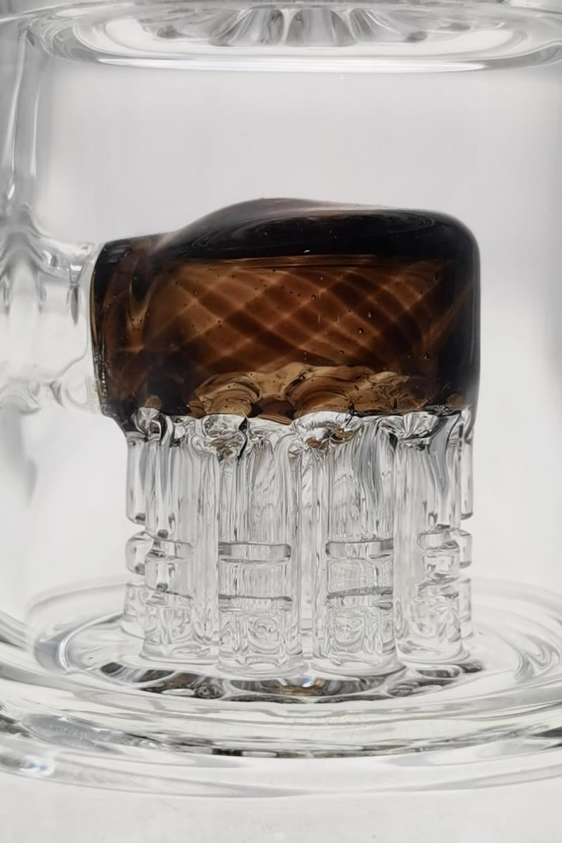 Thick Ass Glass - 8.5" Double 6-Arm Tree Dab Rig with Bent Neck and 14MM Female Joint