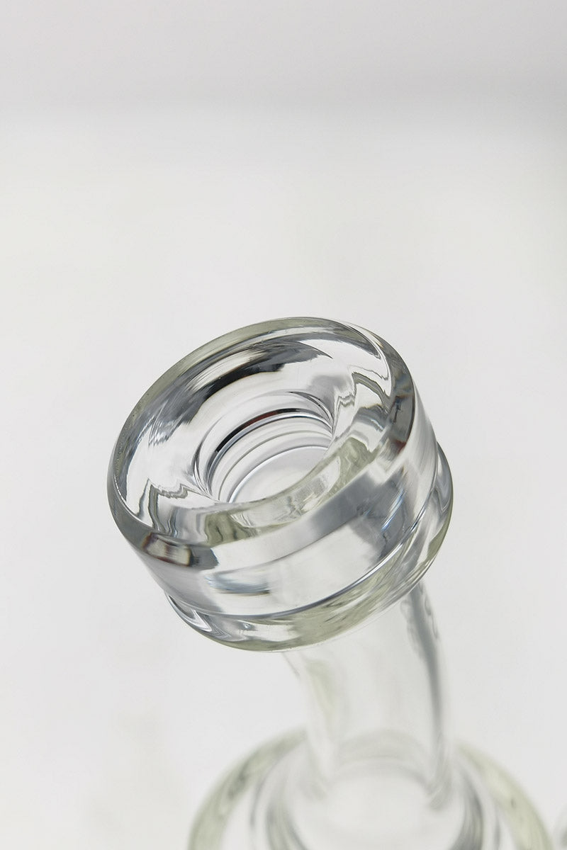 TAG Bent Neck Dab Rig with Interior Showerhead Percolator, 14MM Female Joint, Close-Up