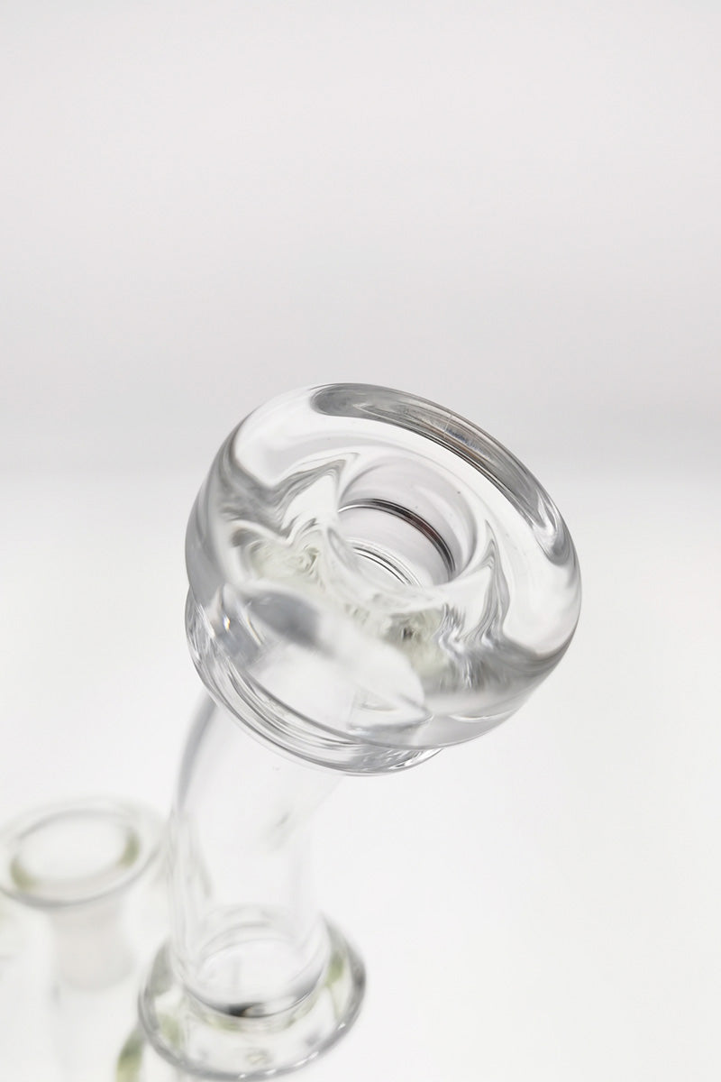 TAG 9" Sherlock Bubbler with 12 Arm Tree Percolator, 50x5MM thick glass, 14MM Female joint, top view