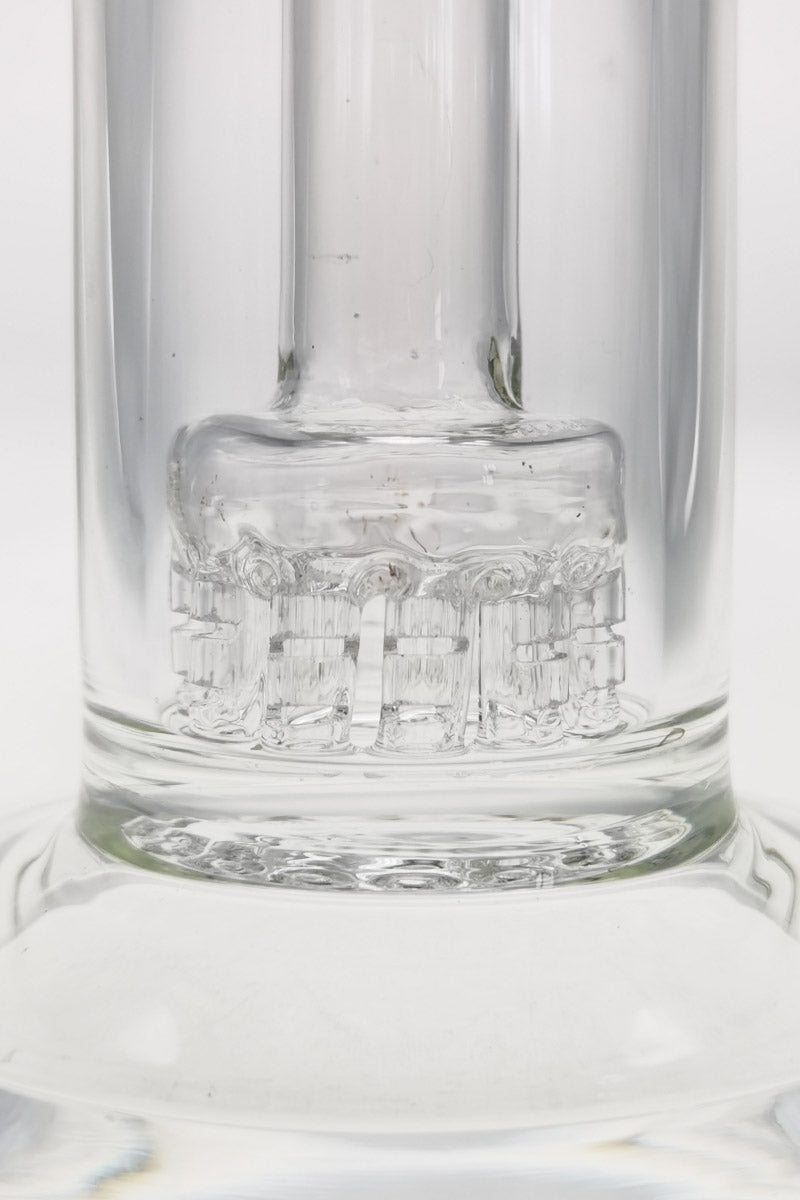 Close-up of TAG 9" 12 Arm Tree Percolator on Thick Ass Glass Sherlock Bubbler