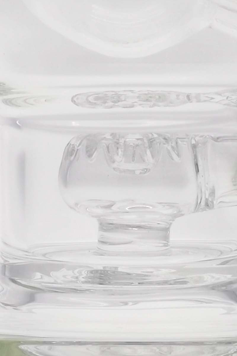 Close-up of TAG 9.25" Ball Rig with Super Slit Donut Perc, 14MM Female Joint