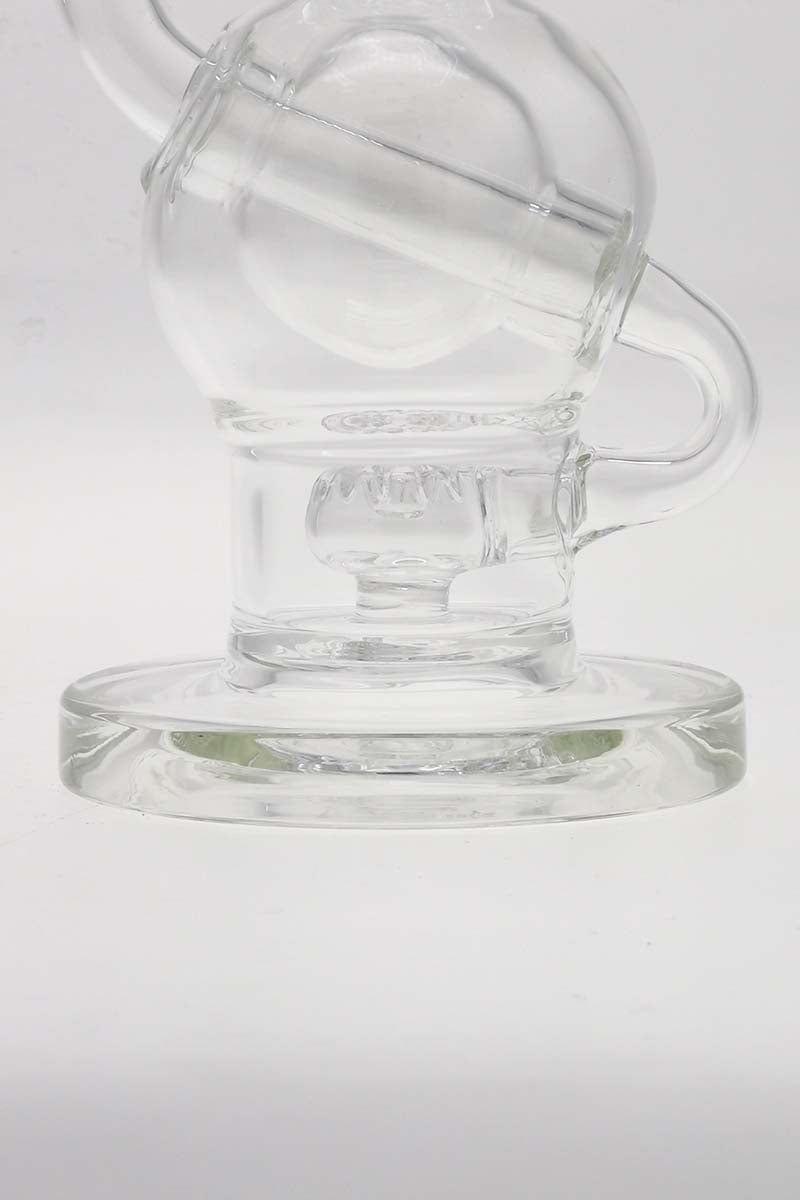 TAG 9.25" Ball Rig with Super Slit Donut, 14MM Female joint, front view on white background