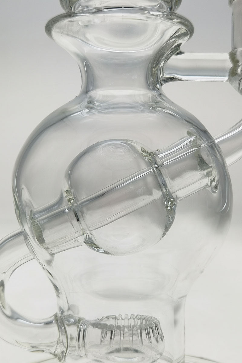 TAG 9.25" Ball Rig with Super Slit Donut Perc, 14MM Female Joint - Close-Up