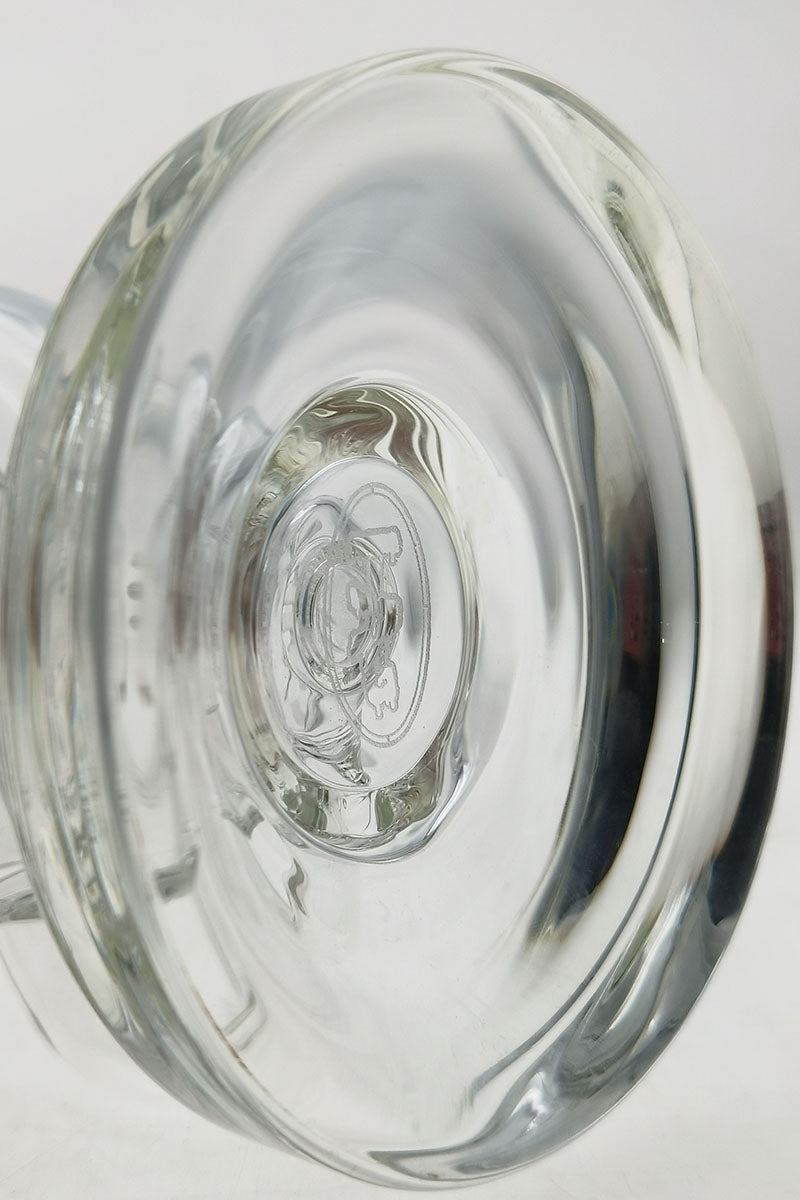 TAG 9.25" Ball Rig Close-Up of Super Slit Donut Percolator for Smooth Dabbing