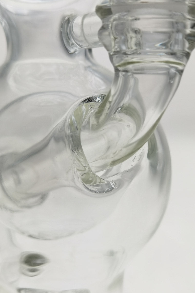 Close-up of TAG 9.25" Ball Rig featuring Super Slit Donut Percolator and 14MM Female Joint