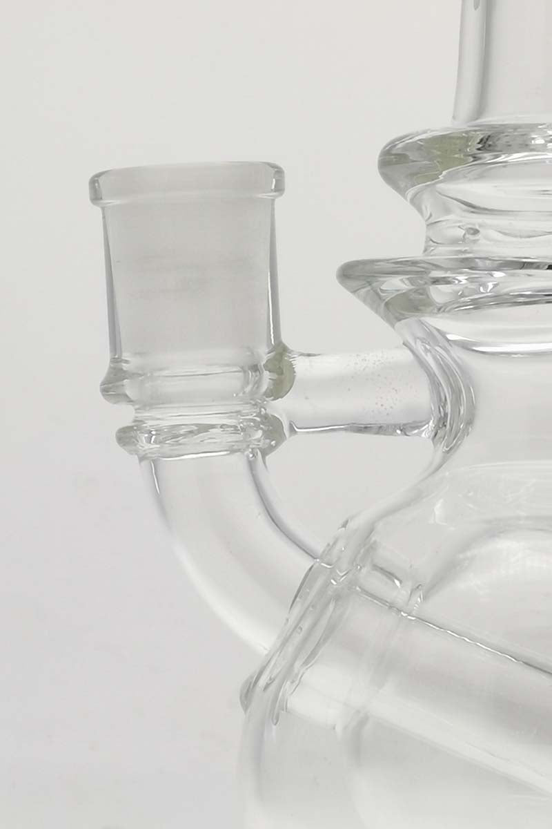 Thick Ass Glass - 9.25" Ball Dab Rig with Super Slit Donut, 14MM Female