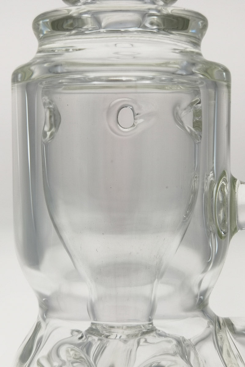 TAG 9.5" Faberge Egg Klein Recycler with Bellow Base, 14MM Female Joint - Close-Up