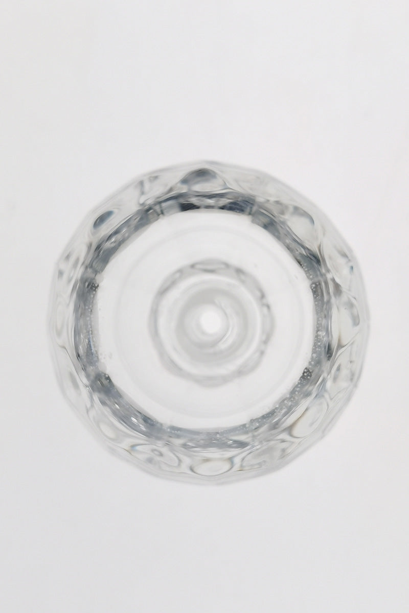 TAG Diamond Slide for Bongs - Top View - Female Joint 14-18mm, Thick Glass