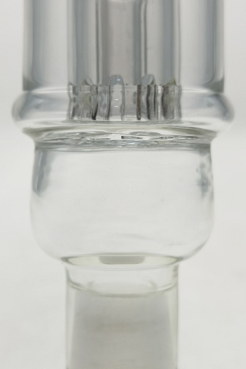 Close-up TAG Errl Cannon Dab Rig with 4 Hole Showerhead Percolator and 14MM Female Joint