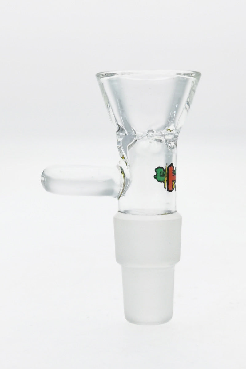 TAG Rasta Multi Fitting 14/18MM Male Slide with Handle, Front View on White Background