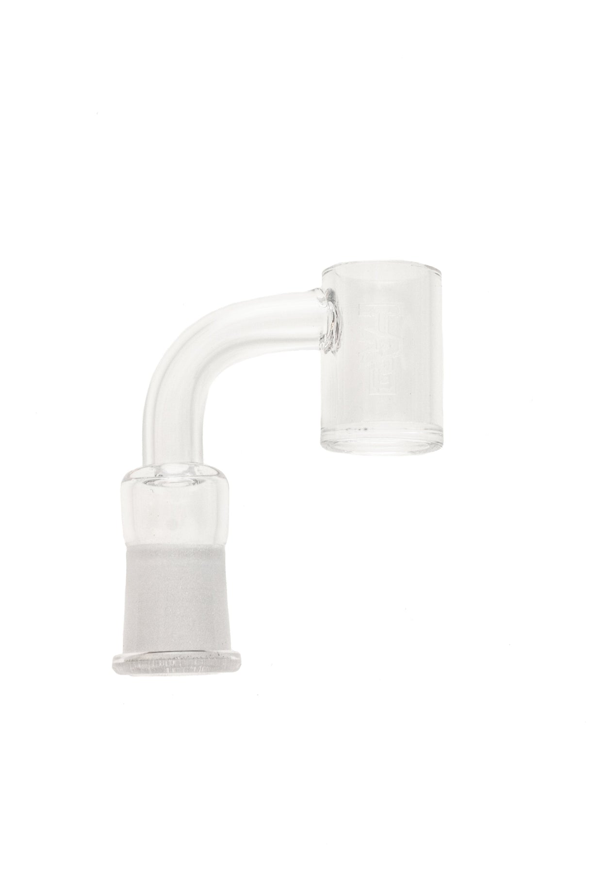 Thick Ass Glass Quartz Banger with High Airflow Design, 20x2-4MM, TAG Engraved, Isolated View