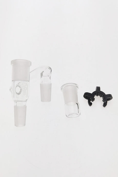 TAG Reclaim Catcher Adapter Set with 14MM Male to Female Joint, Top View on White Background