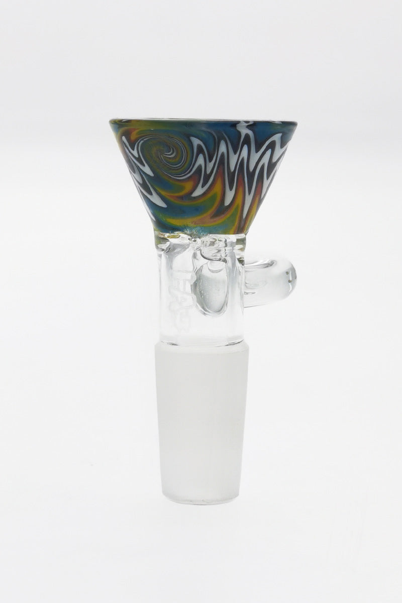 TAG Worked Reversal Slide with Pinched Screen, Handle, Wigwag Design in White/Black/Blue/Green/Yellow/Red