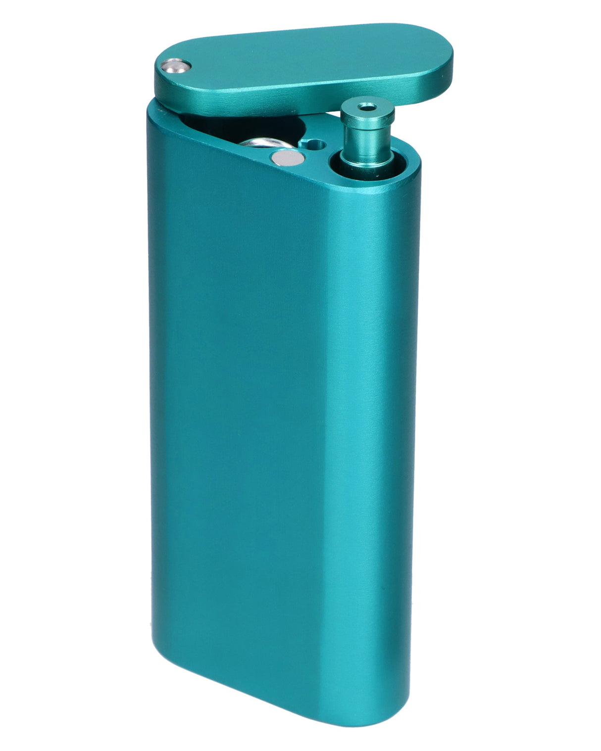 Teal Compact Dugout with One-Hitter by Valiant Distribution - Front View