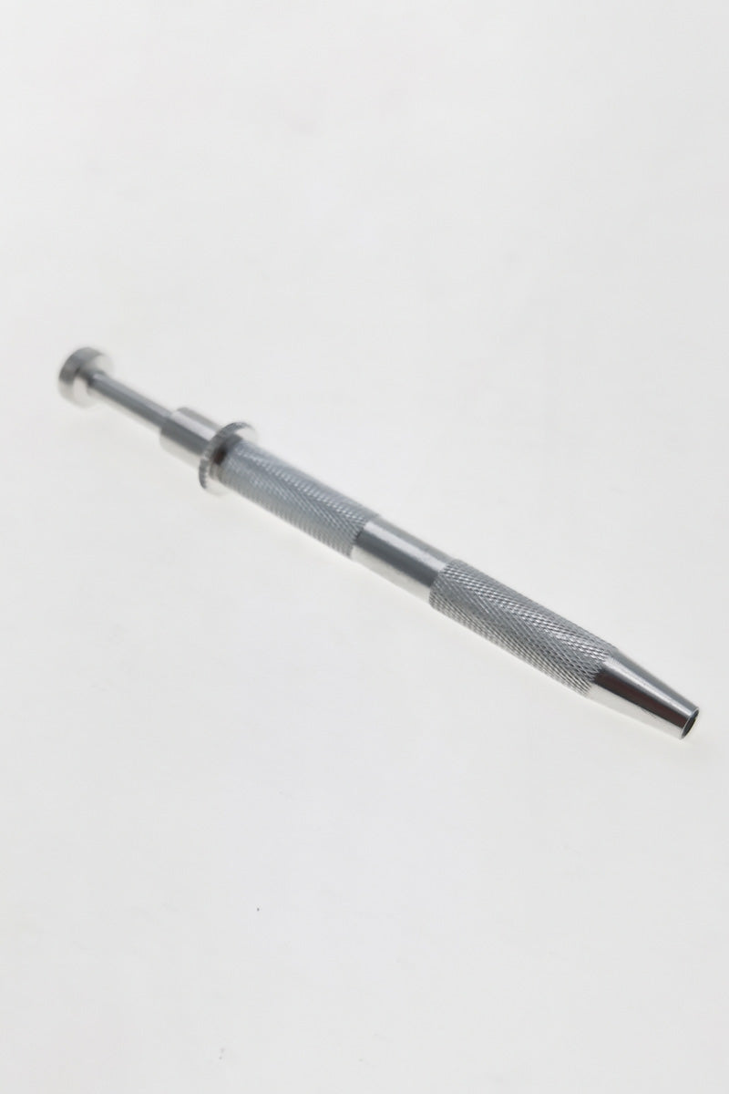 Thick Ass Glass Terp Pearl Quartz Ball Diamond Holder, up to 10MM, Angled Side View