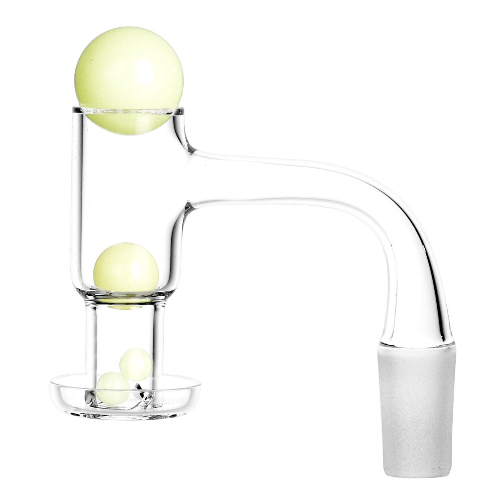 Glow in the Dark Marble Set for Dab Rigs, includes 4 Borosilicate Glass Marbles in various sizes